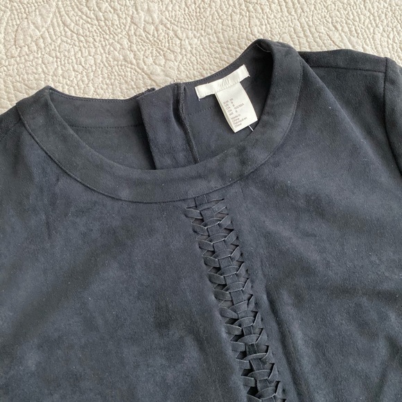 H&M Black Suede Shift Dress - Picture 4 of 4
